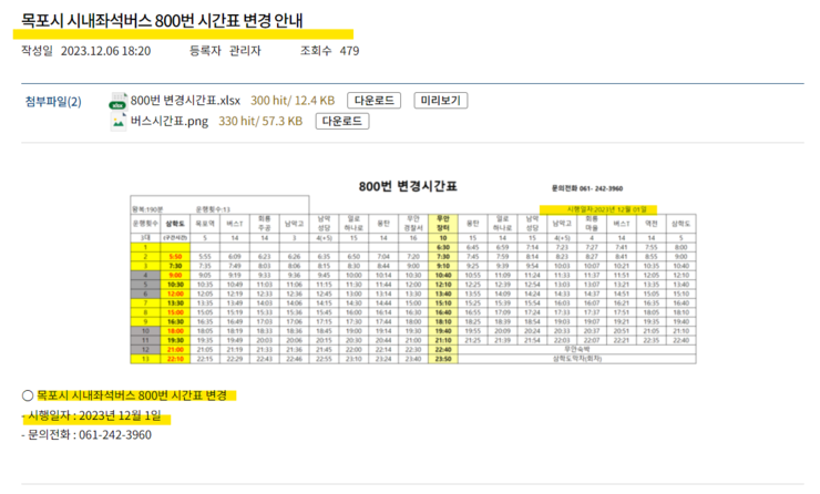 무안군청내에 있는 800번 게시물(1)