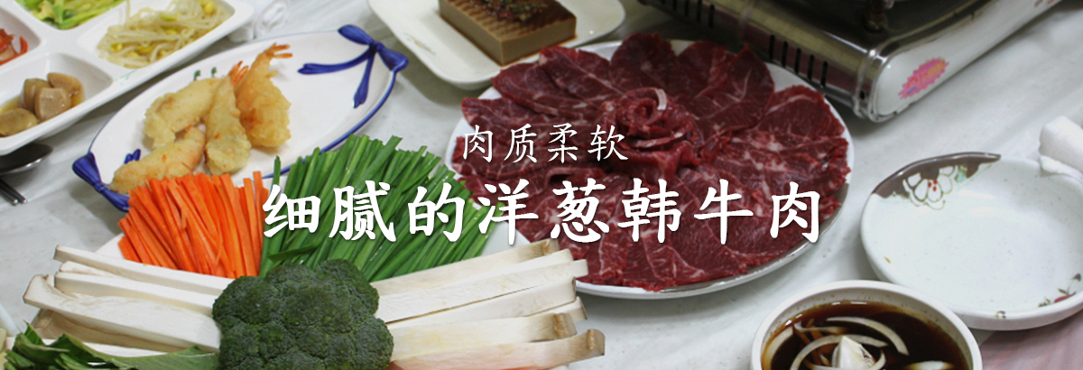 务安洋葱韩式牛肉